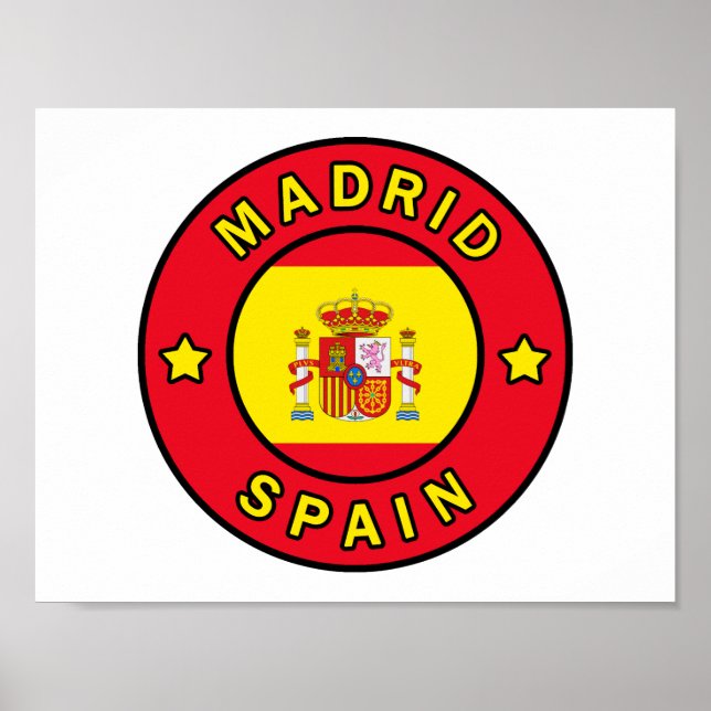 Póster Espanha de Madrid (Frente)