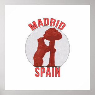 Poster Espanha de Madrid