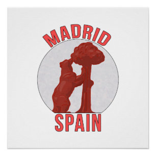 Póster Espanha de Madrid