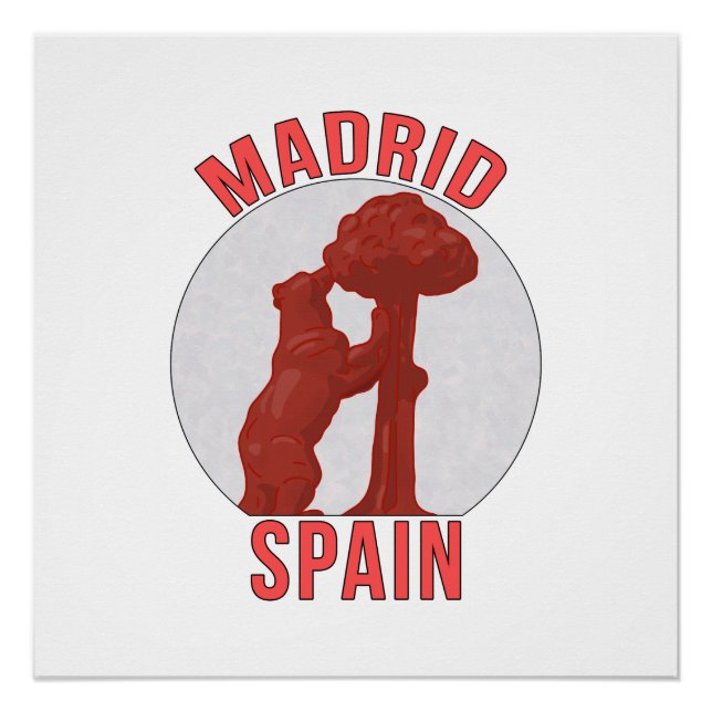 Póster Espanha de Madrid (Frente)