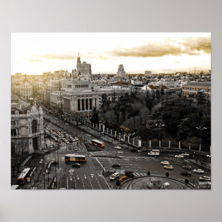 Póster Espanha de Madrid