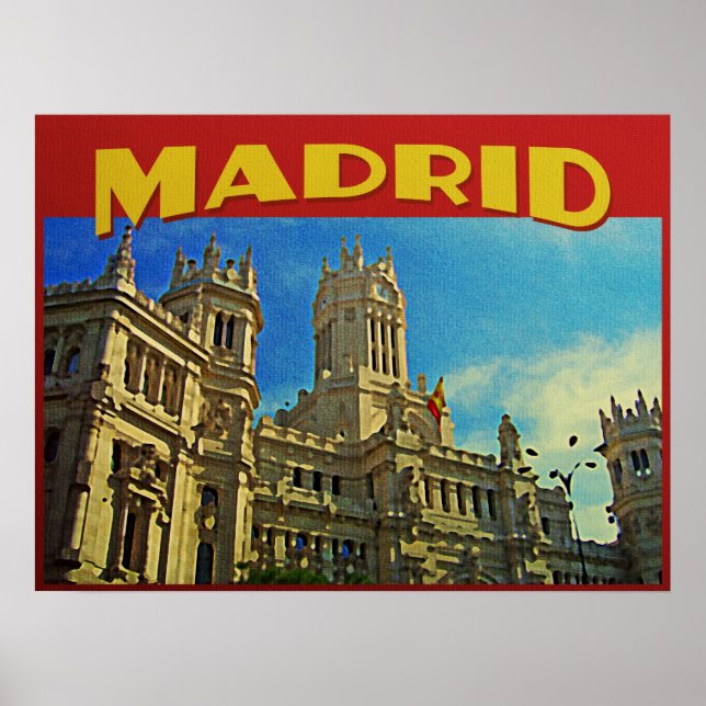 Poster Espanha de Madrid (Frente)