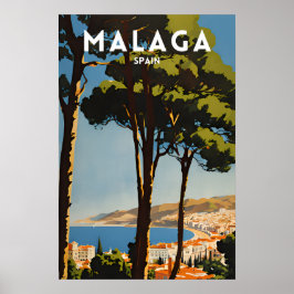 Poster Espanha de Málaga