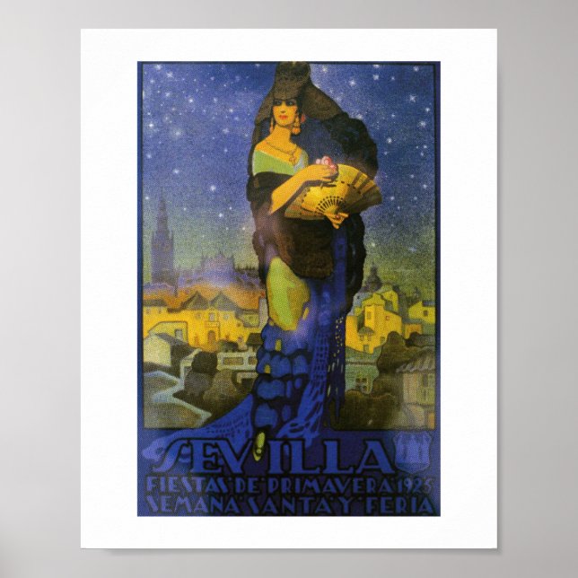 Poster Espanha de Sevilha de 1925 (Frente)