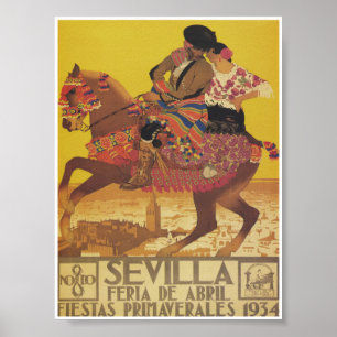 Poster Espanha de Sevilha de 1934
