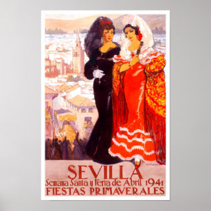 Poster espanha de Sevilha de 1941