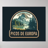 Espanha do Parque Nacional Picos de Europa