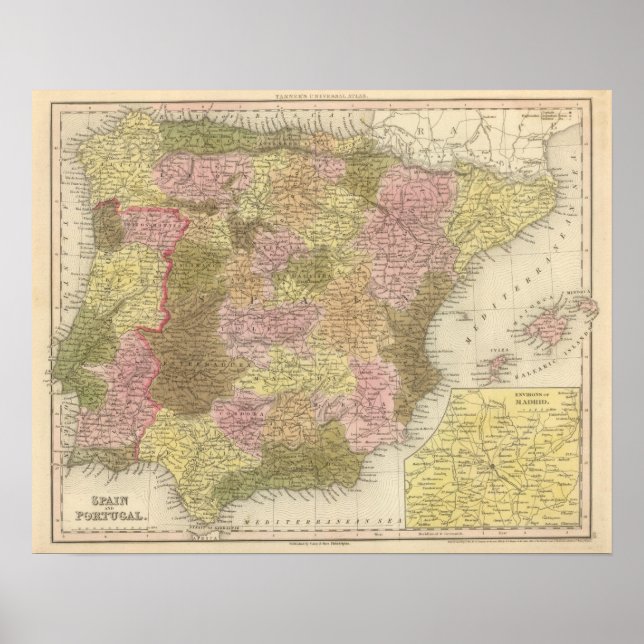 Póster Espanha E Portugal (Frente)