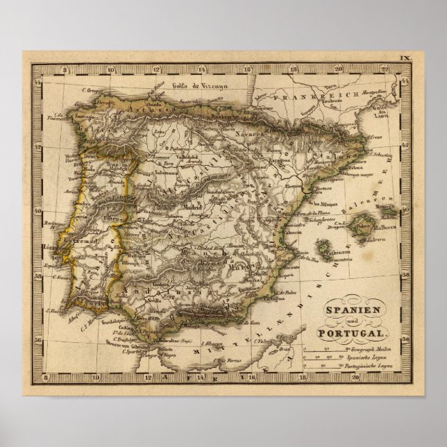 Póster Espanha e Portugal 9 (Frente)