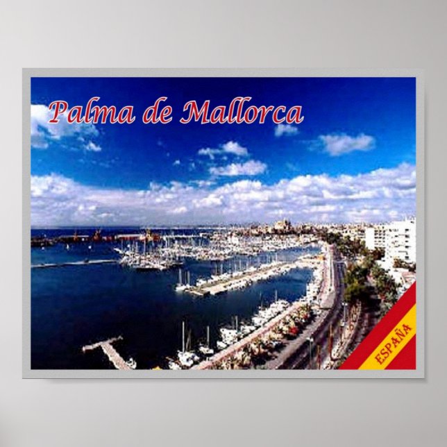 Poster Espanha - Ilhas Baleares - Maiorca - (Frente)