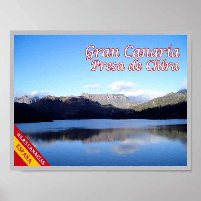 Poster Espanha - Ilhas Canárias - Gran Canaria - P (Frente)