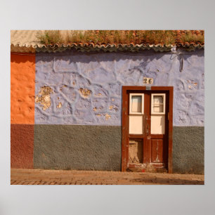 Póster Espanha, Ilhas Canárias, Tenerife, villa