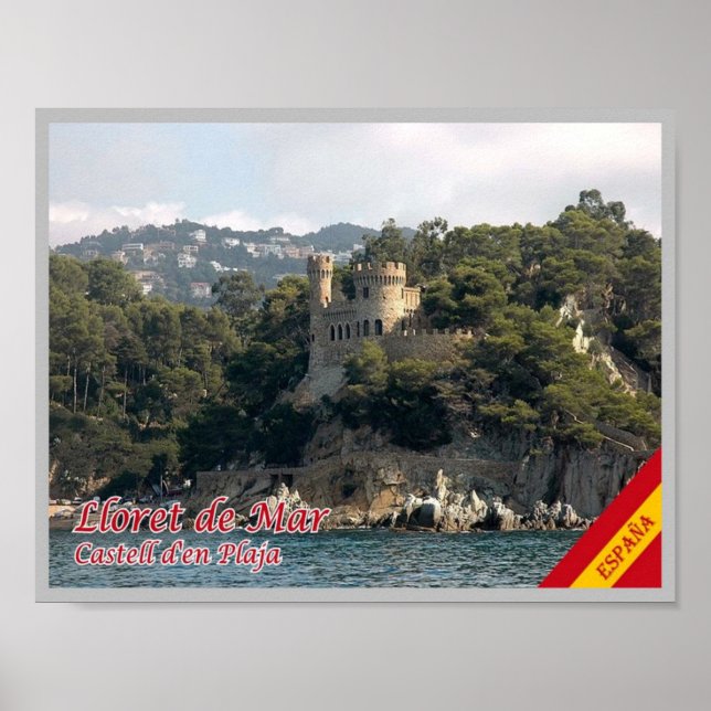 Poster Espanha - Lloret de Mar - (Frente)