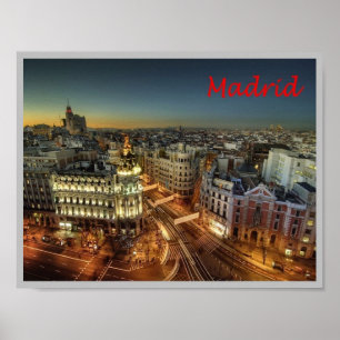 Poster Espanha - Madrid - Cidade -