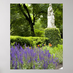 Póster Espanha, Madrid. Jardim Botânico Real também conhe