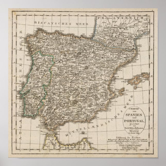 Póster Espanha, Portugal 6 (Frente)