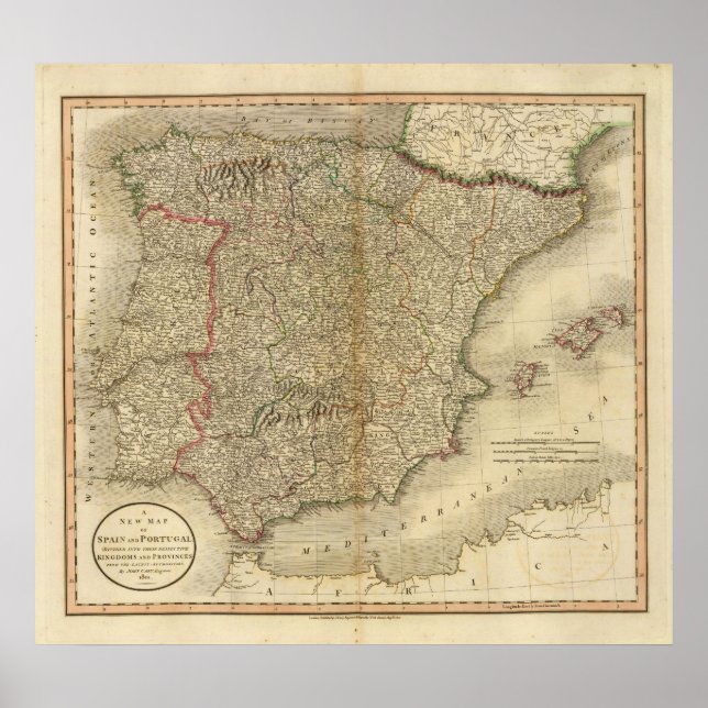 Póster Espanha, Portugal 8 (Frente)