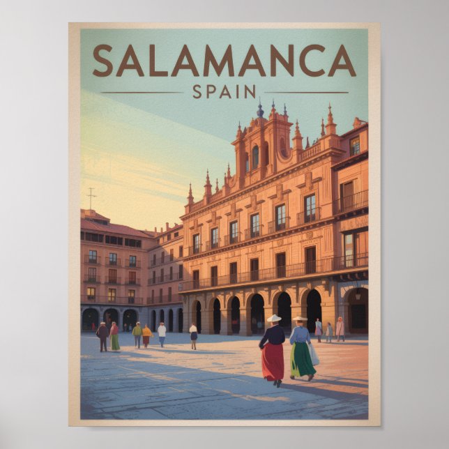 Poster Espanha Salamanca (Frente)