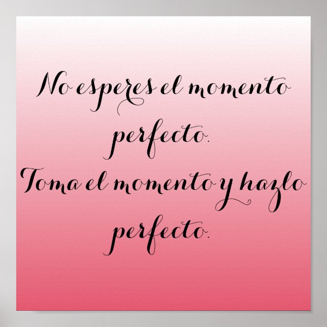 Poster Espanhol - Ambre Rosa - Sem esperas... (Frente)