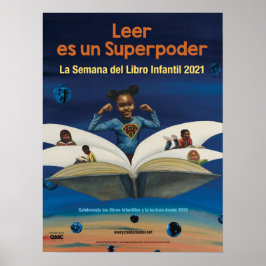 poster Espanhol da Semana do Livro Infantil 2021