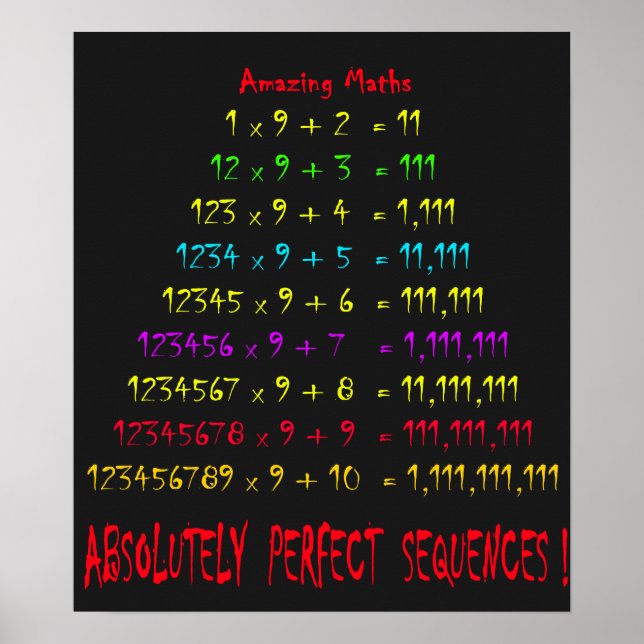 Póster Espantoso Série Matemática 2 (Frente)
