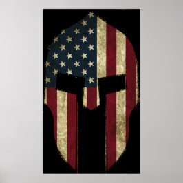 Poster Espartano Americano