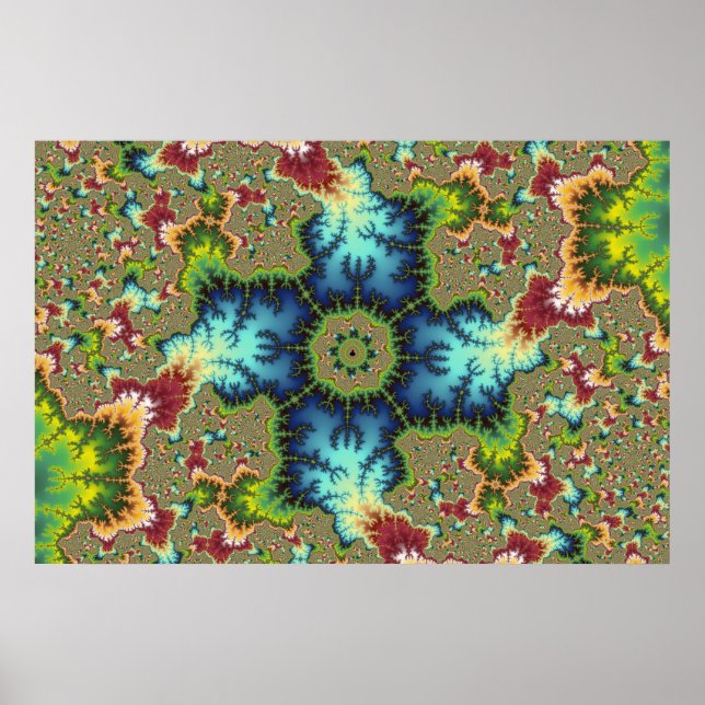 Póster Especial - Arte Fractal (Frente)