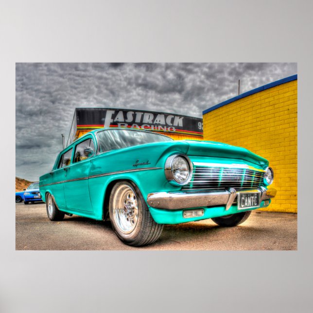 Poster Especial australiano Holden Clássico dos anos 60 (Frente)