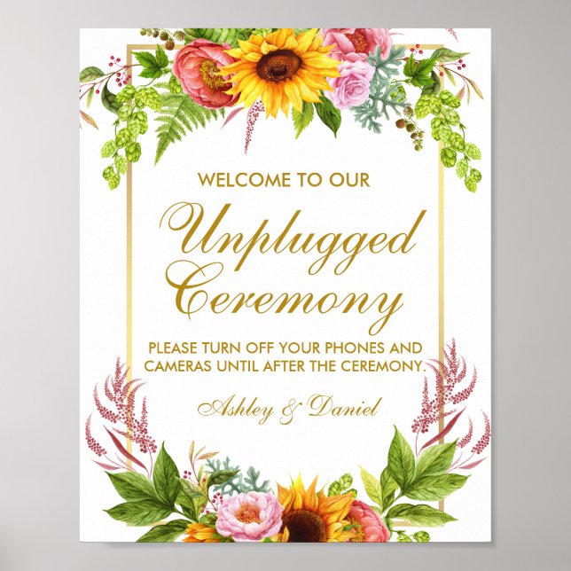 Poster Especial - Cerimônia de Casamento Desplugada (Frente)