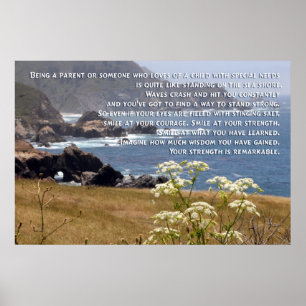 Poster especial da parentalidade da necessidade