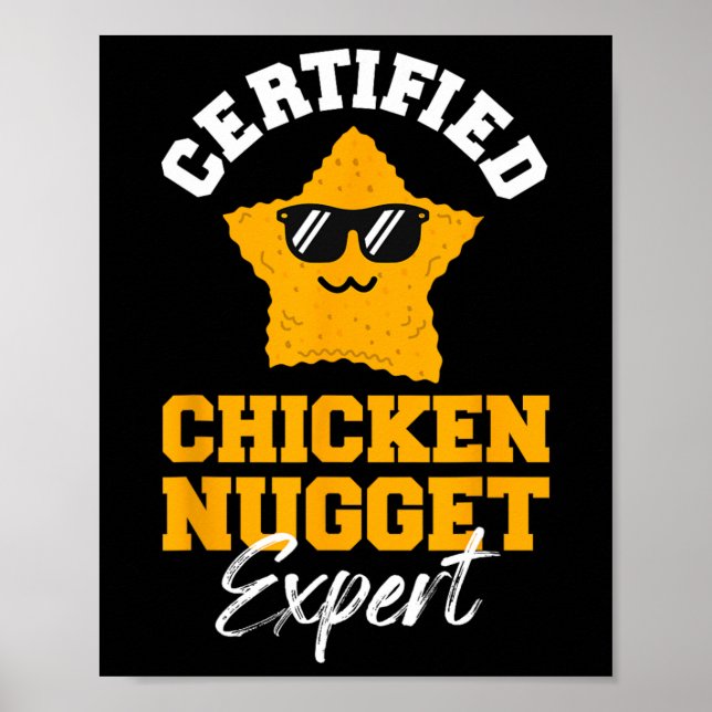 Poster Especialista Certificado em Nuggets de Frango - Cr (Frente)