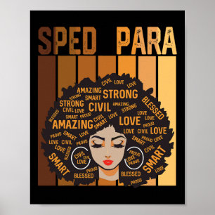 Poster Especialista em Educação para Mulheres Afro Afro-A