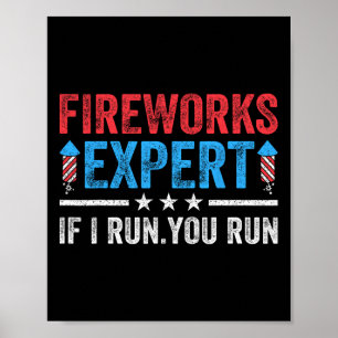 Poster Especialista Em Fogos De Artifício Se Eu Lhe Dirig