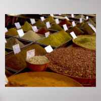 Especiarias no mercado dos agricultores