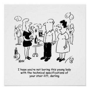 Póster Especificações técnicas de uma escada