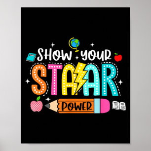 Poster Espectáculo fabuloso poder professor teste exame t