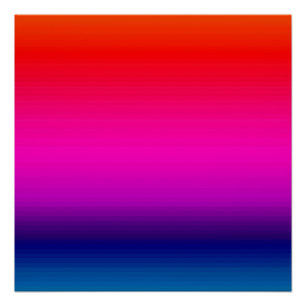 Póster Espectro de Cores Horizontais 20x20