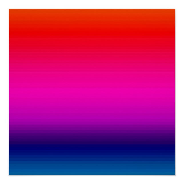 Póster Espectro de Cores Horizontais 20x20 (Frente)