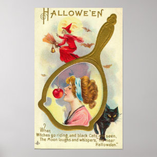 Póster Espelho de Halloween