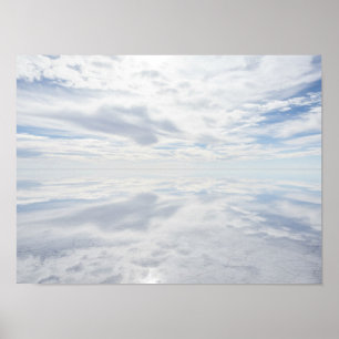 Poster Espelho do Céu: Reflexo Surrealista da Planície de