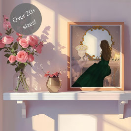 Poster Espelho II - Sentado em Pedaço