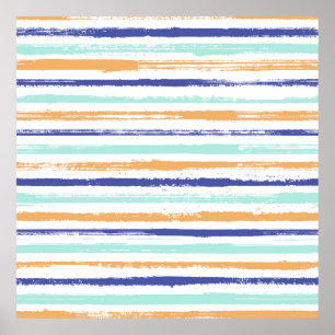 Poster Espelhos geométricos de têxteis sem costura