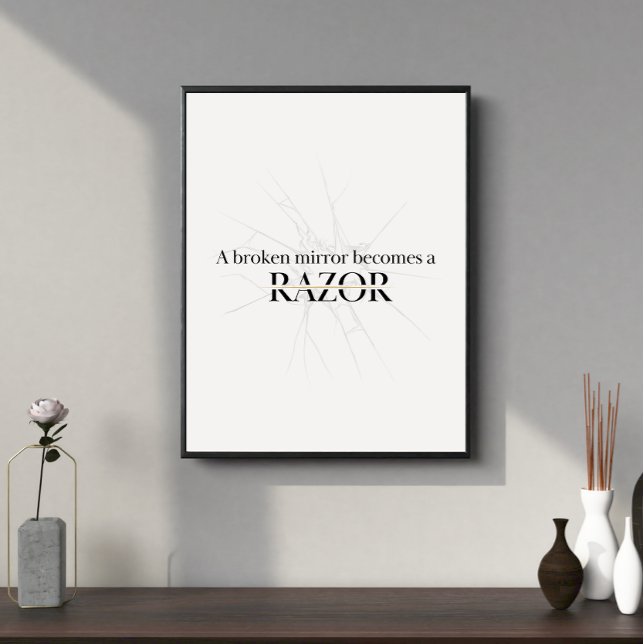 Poster Espelhos partidos (Criador carregado)
