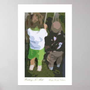 Póster Espera a montar