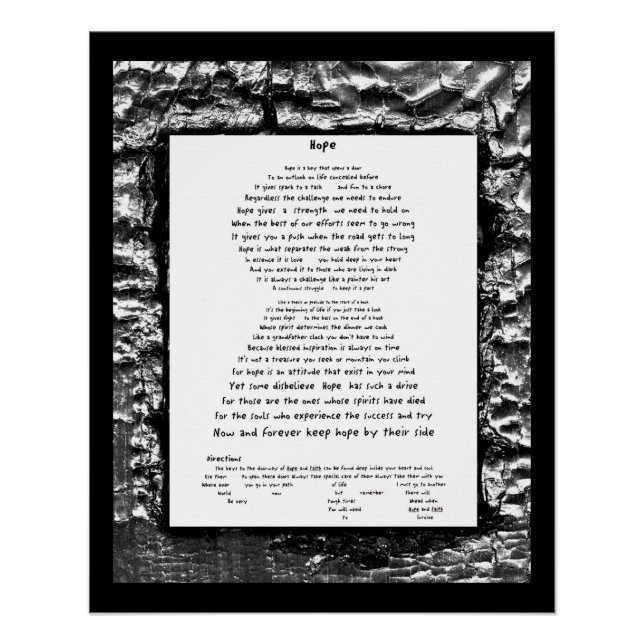 Póster Esperança (Frente)