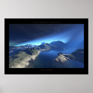 Poster esperança azul