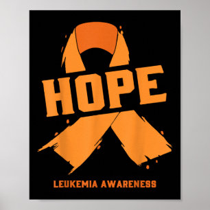 Poster Esperança Conscientização Leucemia Leucemia Câncer