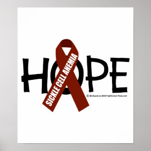 Póster Esperança da anemia da célula falciforme
