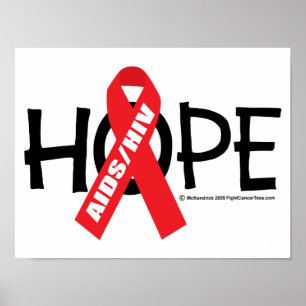 Póster Esperança de AIDS/HIV