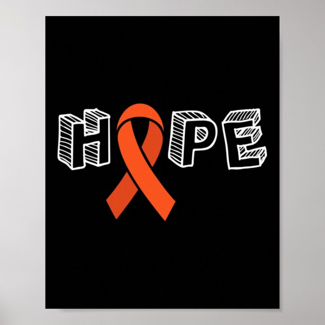 Poster Esperança De Consciência Do Rsd Crps (Frente)